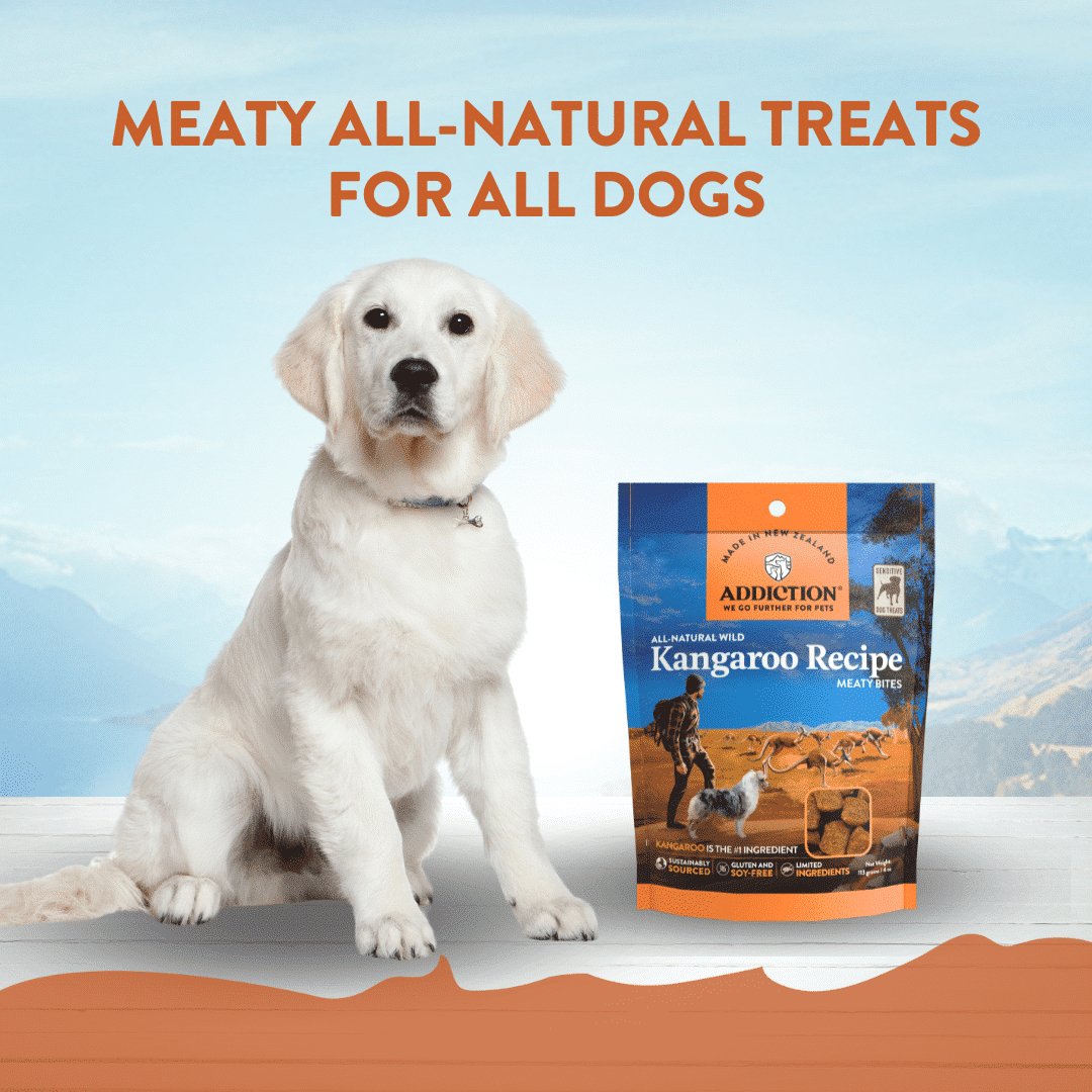 Addiction Kangaroo Meaty Bites - Tuck In Healthy Pet Food & Animal Natural Health Supplies