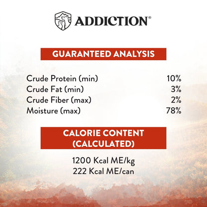 Addiction Wild Islands Forest Meat Venison & Beef Canned Cat Food 185 gm - Tuck In Healthy Pet Food & Animal Natural Health Supplies