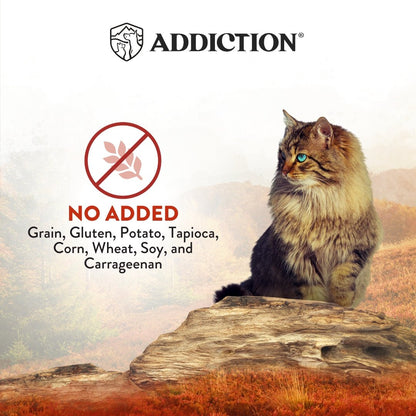 Addiction Wild Islands Forest Meat Venison & Beef Canned Cat Food 185 gm - Tuck In Healthy Pet Food & Animal Natural Health Supplies