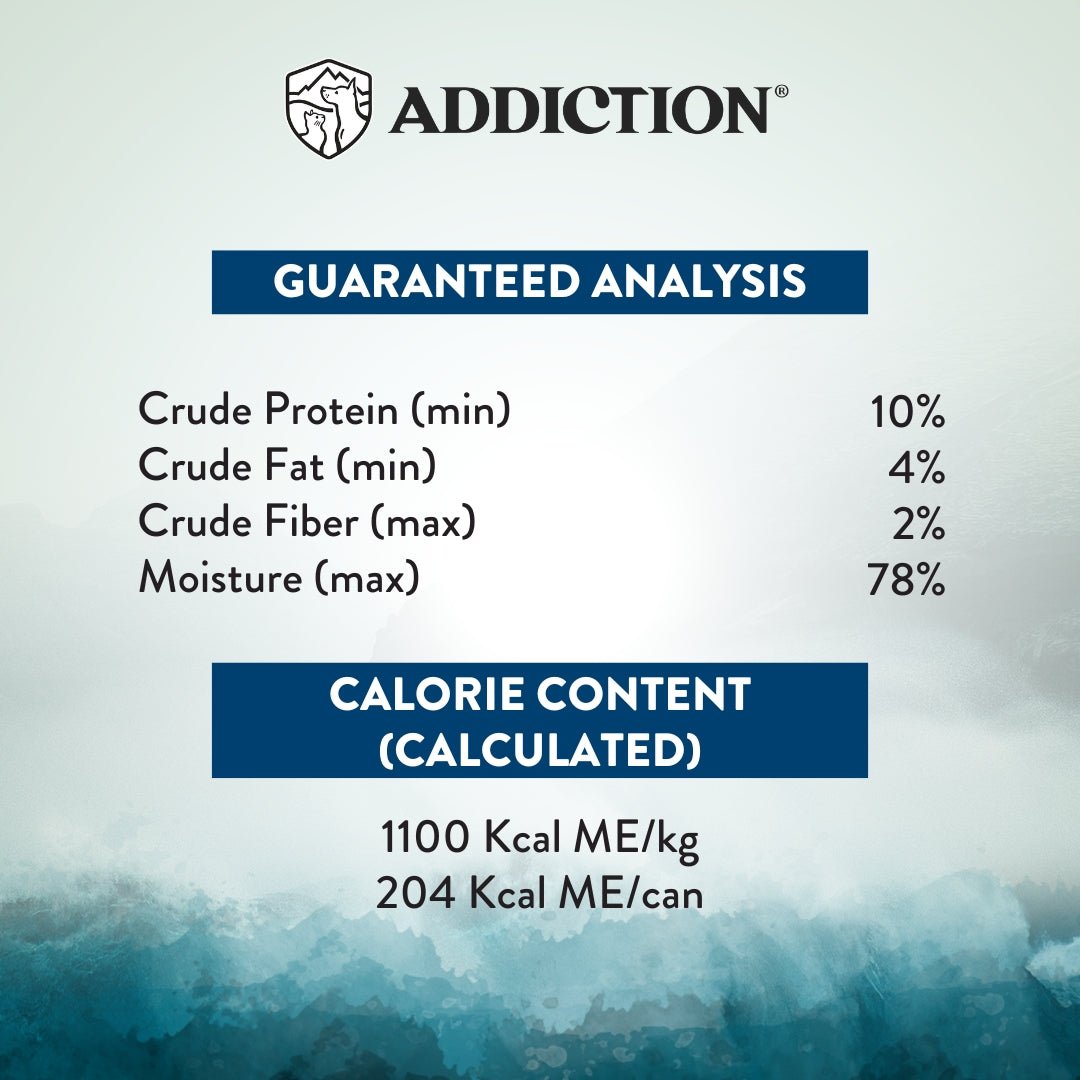 Addiction Wild Islands Pacific Catch Ocean Fish & Salmon Canned Cat Food 185 gm - Tuck In Healthy Pet Food & Animal Natural Health Supplies