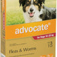 Advocate Topical Flea and Worm Treatment for Dogs - Tuck In Healthy Pet Food & Animal Natural Health Supplies