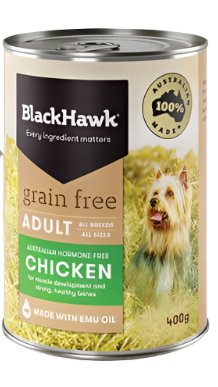 Black Hawk Adult Grain Free Wet Dog Food - Chicken - Tuck In Healthy Pet Food & Animal Natural Health Supplies