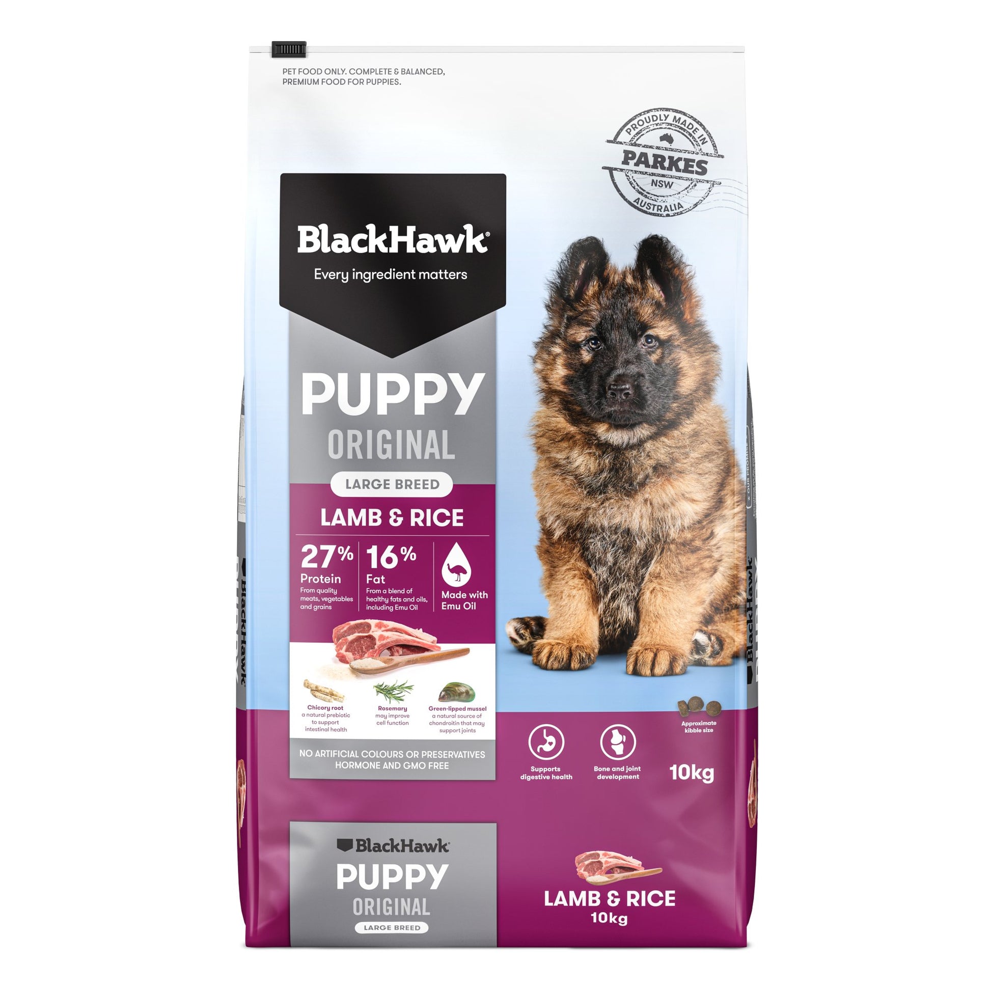 Black Hawk Large Breed Puppy Food - Lamb & Rice - Tuck In Healthy Pet Food & Animal Natural Health Supplies