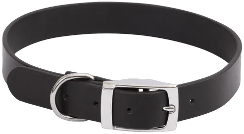 Deluxe Leather Collar - 23mm x 50cm - Tuck In Healthy Pet Food & Animal Natural Health Supplies