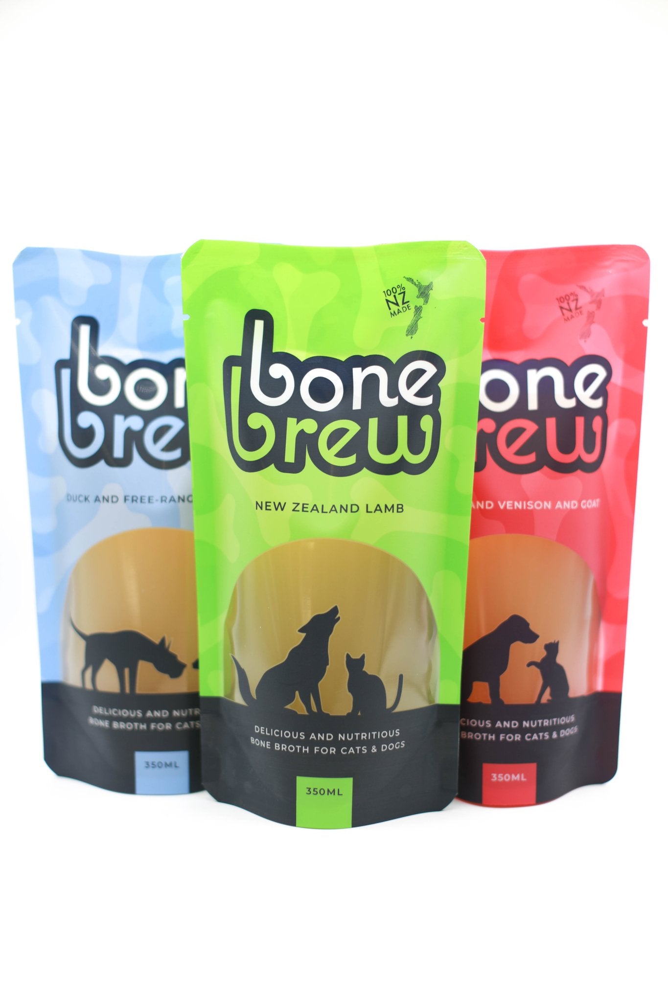 Essential Broth Bone Brew - Dog & Cat Food - Frozen - Chicken & Duck - All Product Feature Image - Warkworth - Digestion Aid