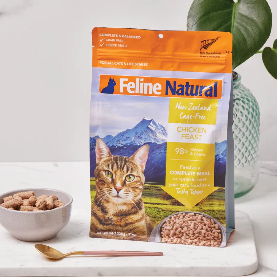 Feline Natural Chicken Feast Recipe Freeze Dried Food for cats - Freeze Dried - Bag - Warkworth