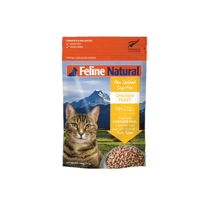 Feline Natural Chicken Feast Recipe Freeze Dried Food for cats - Freeze Dried - Bag - Warkworth