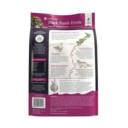 Addiction - Duck Royale Entrée Cat for All Life Stages - Food - Dry - Tuck In Healthy Pet Food & Animal Natural Health Supplies
