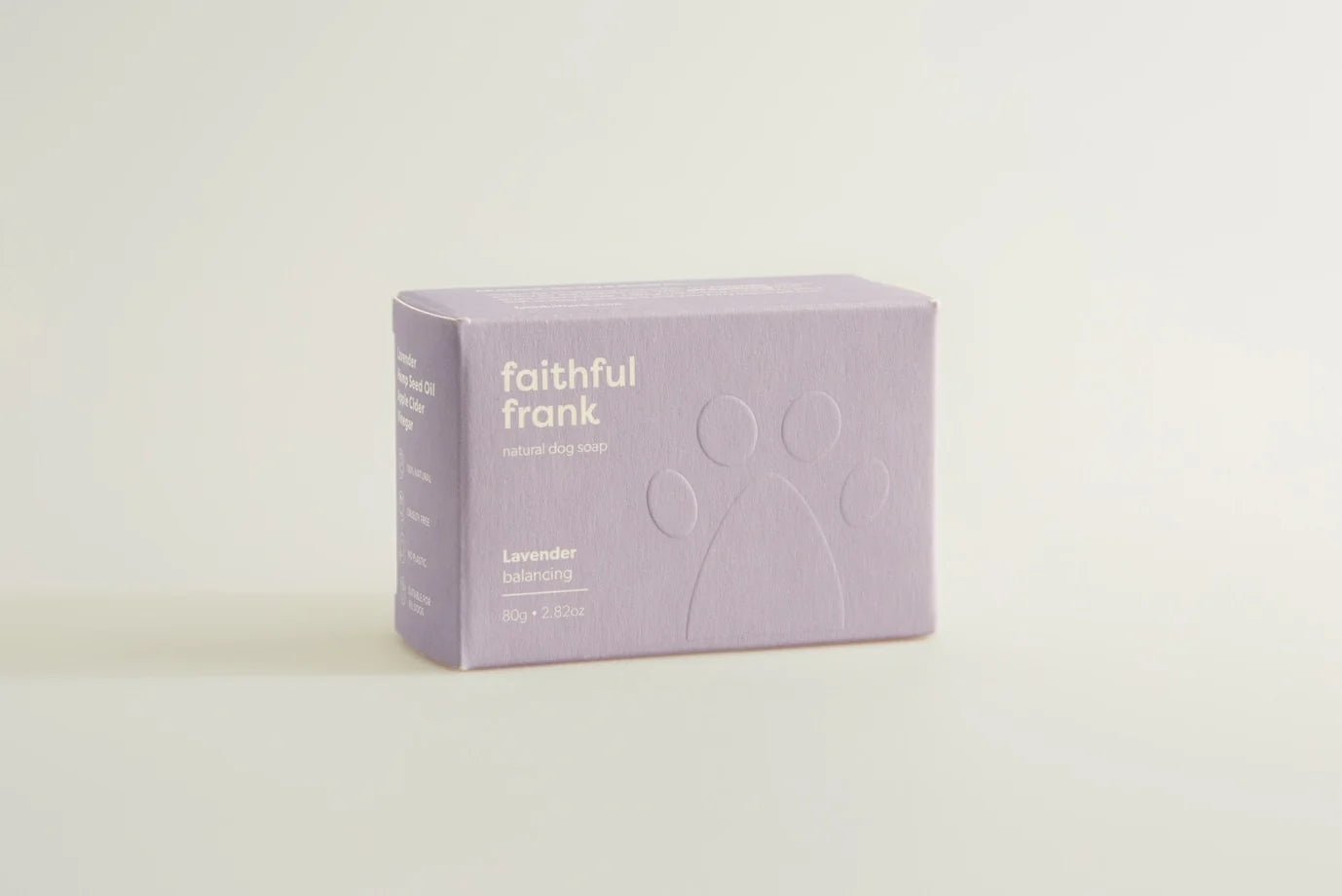 Faithful Frank Lavender Balancing Dog Soap - General - Tuck In Healthy Pet Food & Animal Natural Health Supplies