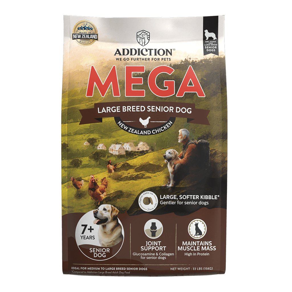 Mega Chicken – Large Breed Senior - 15kg - Tuck In Healthy Pet Food & Animal Natural Health Supplies