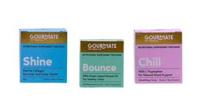 Gourmate Bounce with Green Lipped Mussel Oil for Healthy Joints - OTC - Tuck In Healthy Pet Food & Animal Natural Health Supplies
