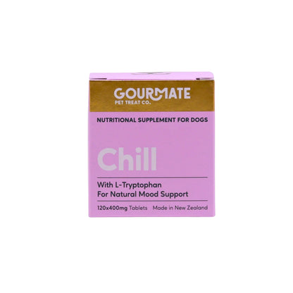 Gourmate Chill with L - Tryptophan for Natural Mood Support - OTC - Tuck In Healthy Pet Food & Animal Natural Health Supplies