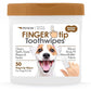 Petkin Fingertip Tooth Wipes For Dogs and Cats (Peanut Butter) - Tuck In Healthy Pet Food & Animal Natural Health Supplies