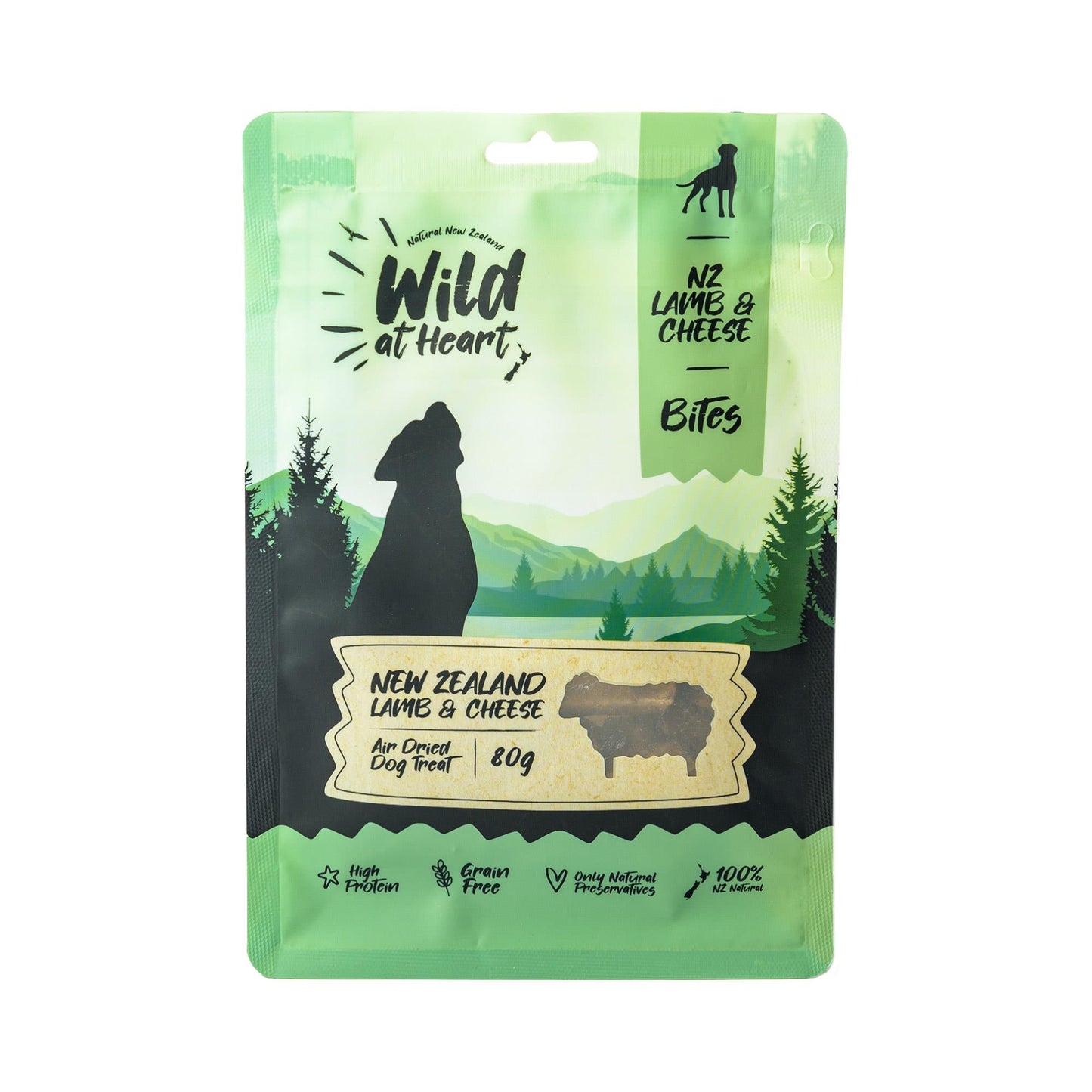 Wild at Heart Lamb & Cheese Bites for Dogs - Tuck In Healthy Pet Food & Animal Natural Health Supplies