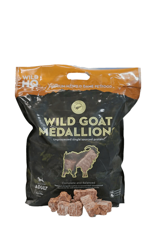 WildHQ Goat Medallions for Dogs - Tuck In Healthy Pet Food & Animal Natural Health Supplies