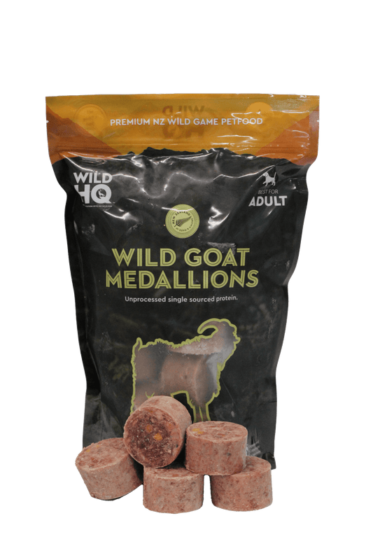 WildHQ Goat Medallions for Dogs - Tuck In Healthy Pet Food & Animal Natural Health Supplies