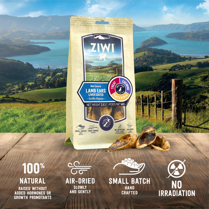 Lamb Ears - Liver Coated Healthy Chews for Dogs