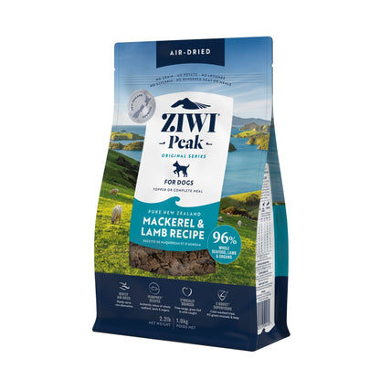 ZIWI Peak Air - dried Original Series Mackerel & Lamb Recipe for dogs - Air Dried - 1kg Bag - Warkworth