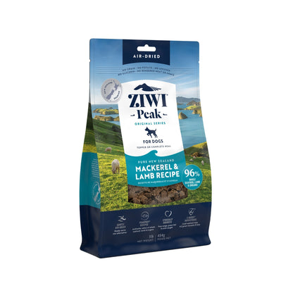 ZIWI Peak Air - dried Original Series Mackerel & Lamb Recipe for dogs - Air Dried - 454gm Bag - Warkworth