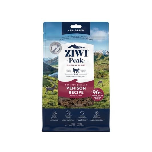 ZIWI Peak Air - dried Original Series Venison Recipe for cats - Air Dried - 400g Bag - Warkworth