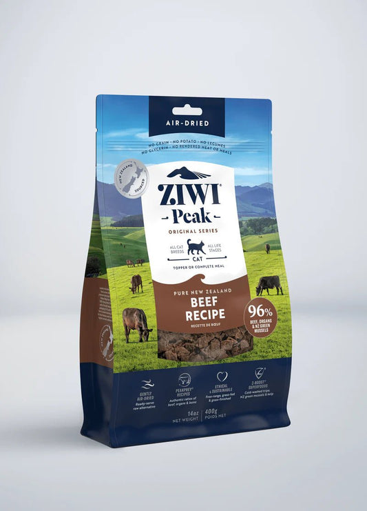 Ziwi Peak Beef Recipe for Cats - Tuck In Healthy Pet Food & Animal Natural Health Supplies