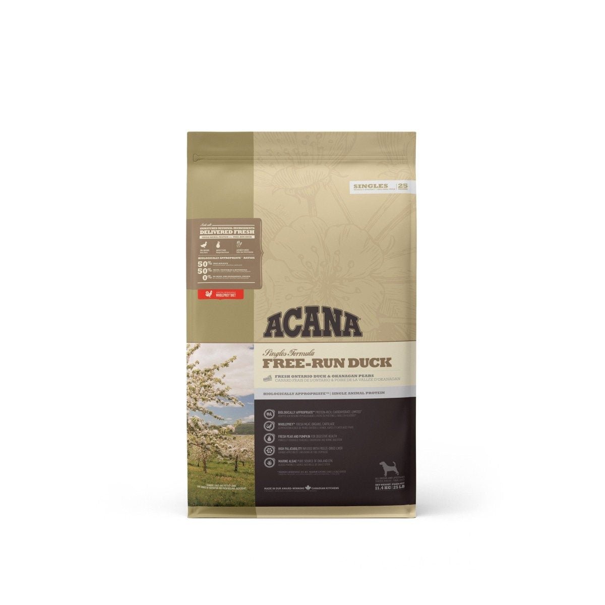 Acana Free-Run Duck for Dogs - Tuck In Healthy Pet Food & Animal Natural Health Supplies