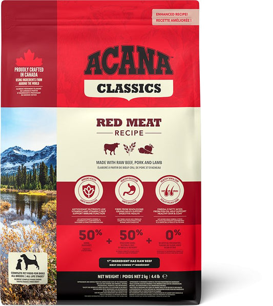 Acana Red Meat Recipe for Dogs - Tuck In Healthy Pet Food & Animal Natural Health Supplies