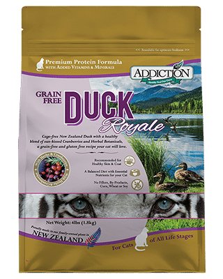 Addiction Duck Royal Cat, Feline Beauty, Skin & Coat Dry Cat Food - Tuck In Healthy Pet Food & Animal Natural Health Supplies