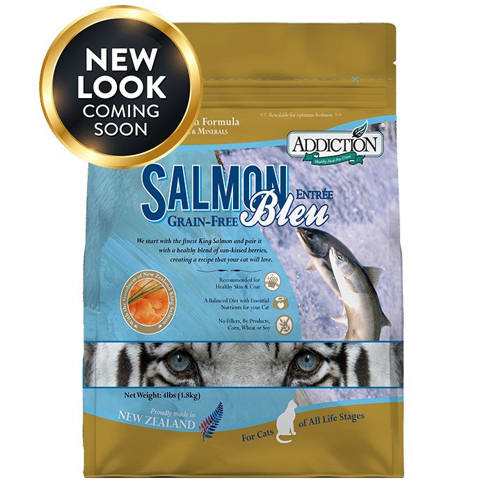 Addiction Salmon Bleu Cat, Complete & Balanced, Skin & Coat Dry Cat Food - Tuck In Healthy Pet Food & Animal Natural Health Supplies