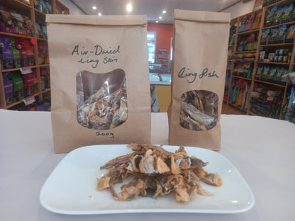 Air-dried Ling Skin (Fish) - Tuck In Healthy Pet Food & Animal Natural Health Supplies