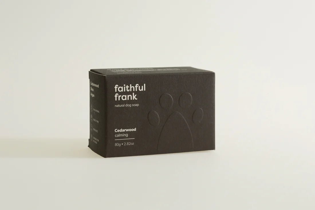 Faithful Frank Cedarwood Calming Dog Soap - Tuck In Healthy Pet Food & Animal Natural Health Supplies