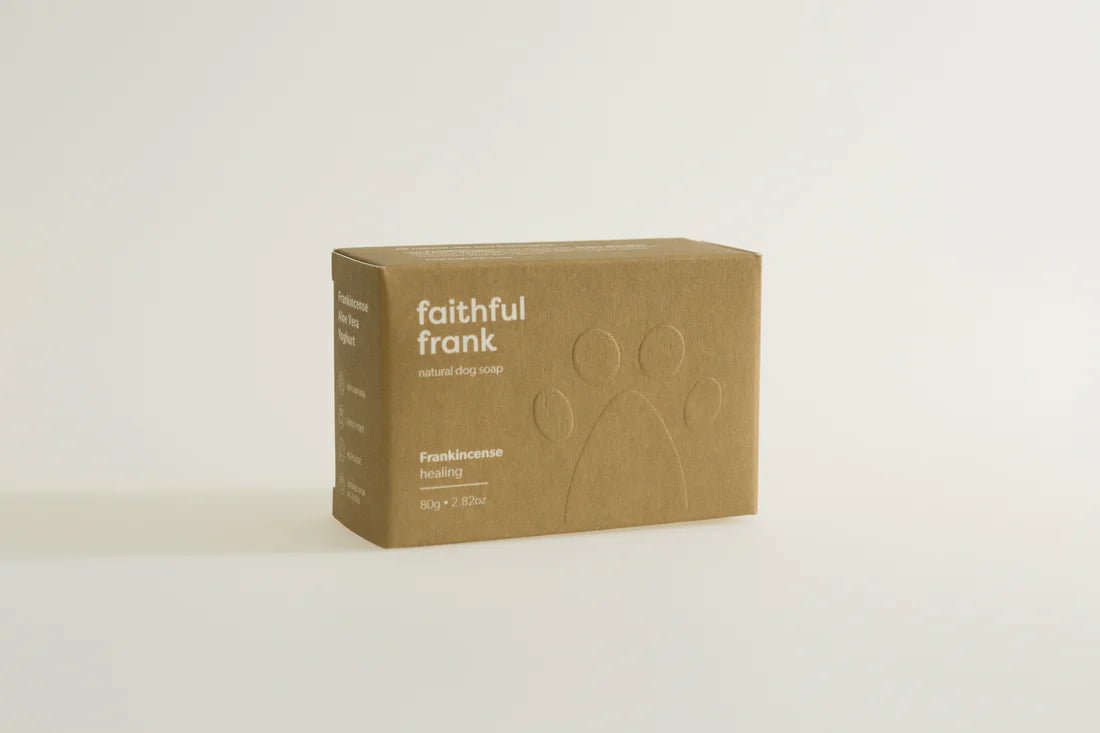 Faithful Frank Frankincense Healing Dog Soap - Tuck In Healthy Pet Food & Animal Natural Health Supplies