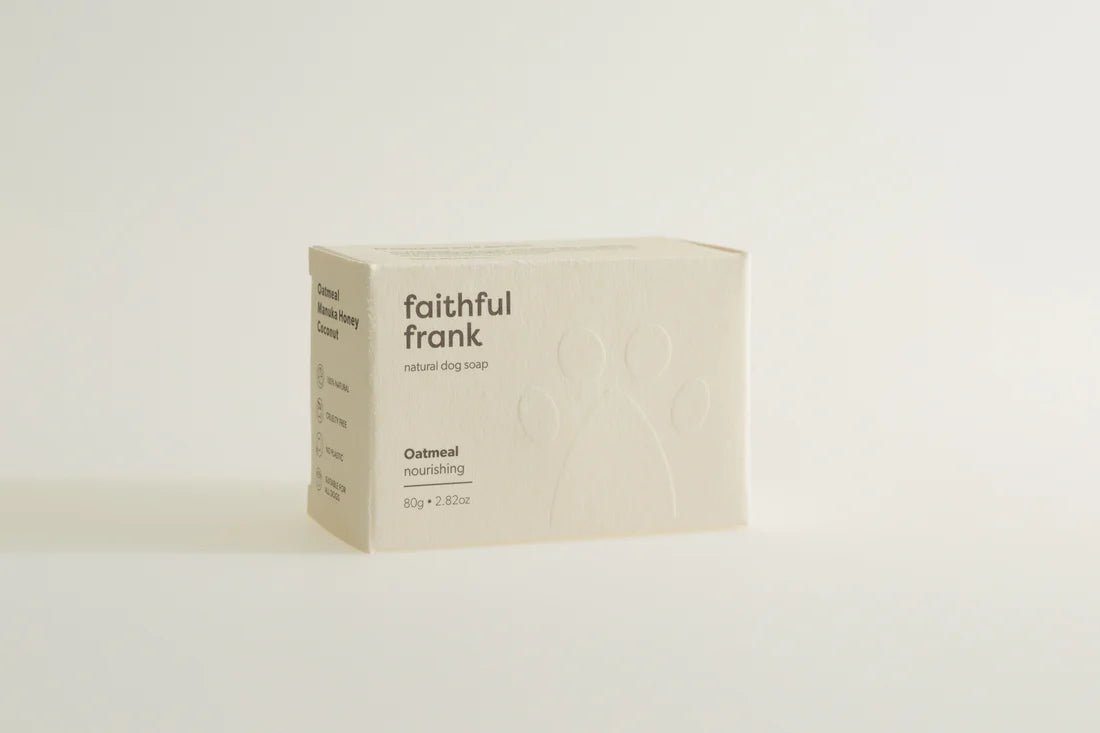 Faithful Frank Oatmeal Nourishing Dog Soap - Tuck In Healthy Pet Food & Animal Natural Health Supplies