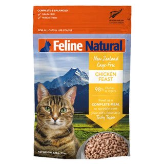 Feline Natural Grain-Free Freeze-Dried Cat Food - Chicken Feast (320g) - Tuck In Healthy Pet Food & Animal Natural Health Supplies