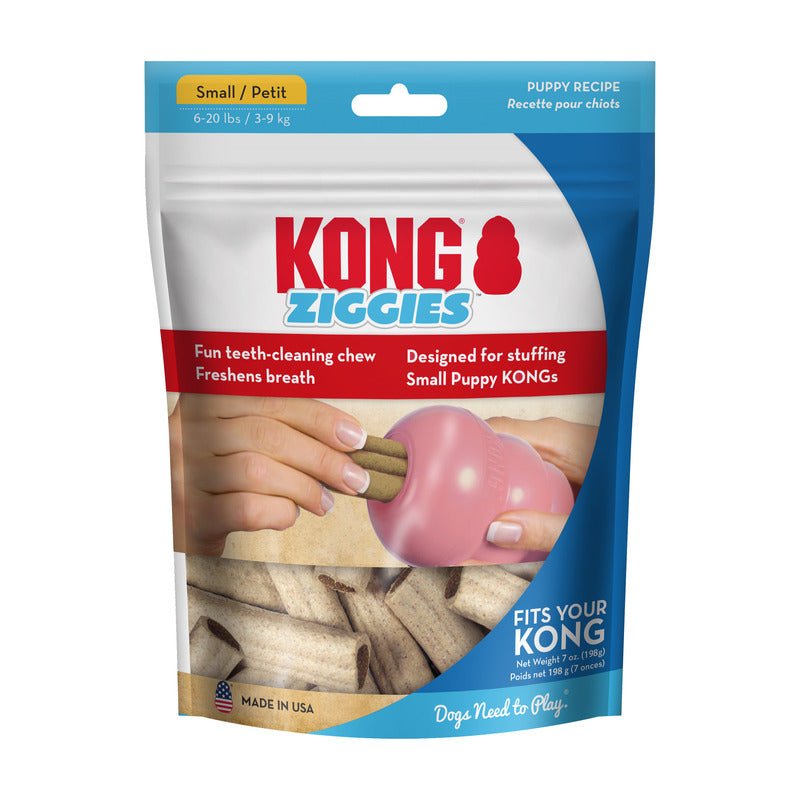 Kong Stuff'n Ziggies for Puppies Tuck In Healthy Pet Food & Animal