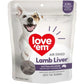 love'em Air Dried Lamb Liver Dog Treats 200g - Tuck In Healthy Pet Food & Animal Natural Health Supplies