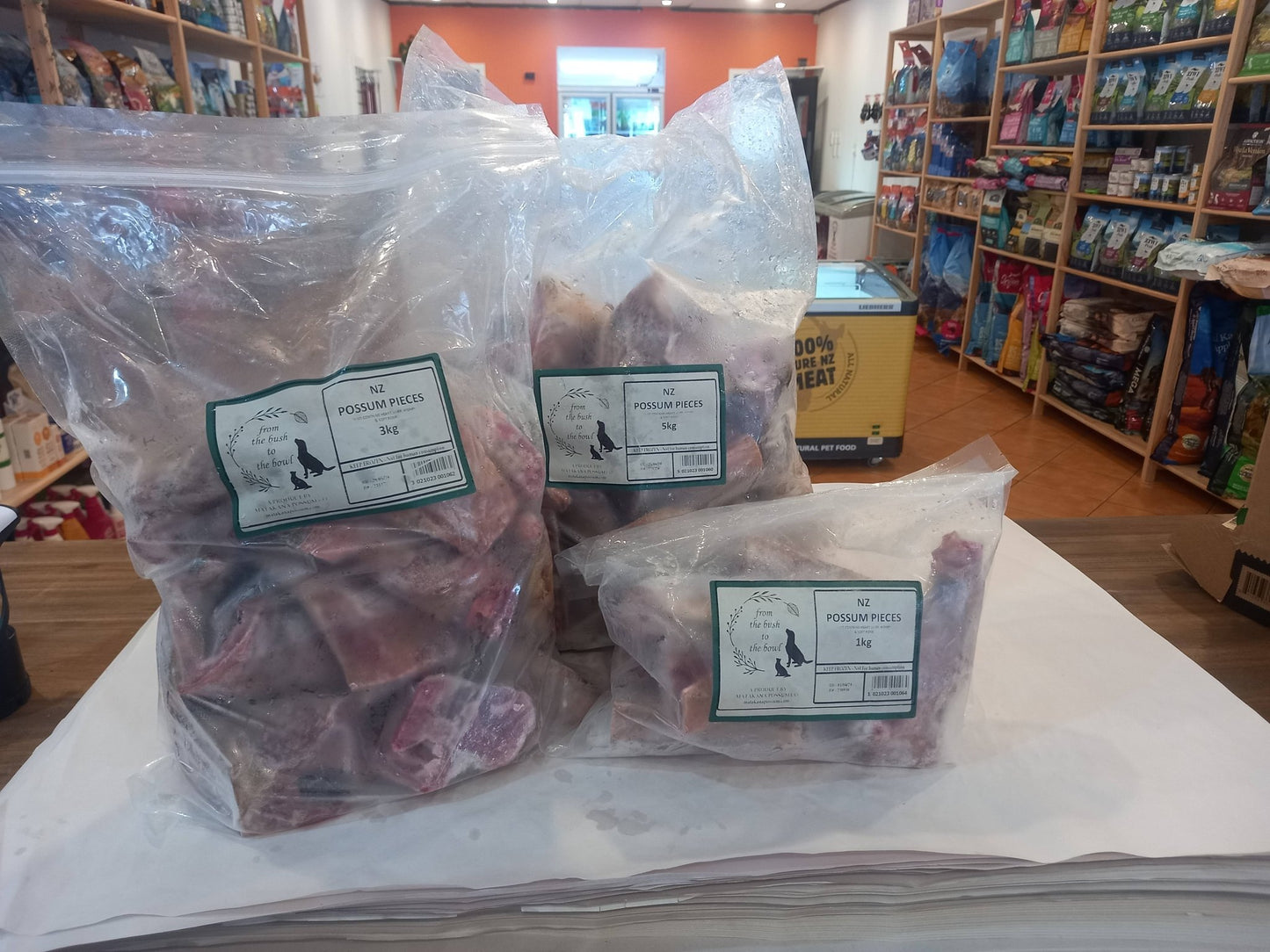 Matakana Possum Pieces - Tuck In Healthy Pet Food & Animal Natural Health Supplies