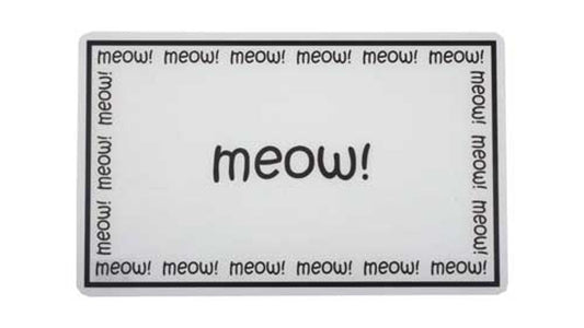 Meow Placemat - Tuck In Healthy Pet Food & Animal Natural Health Supplies