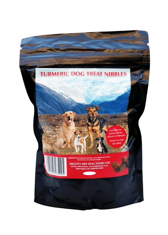 Mighty Mix Turmeric Dog Treat Nibbles - Tuck In Healthy Pet Food & Animal Natural Health Supplies
