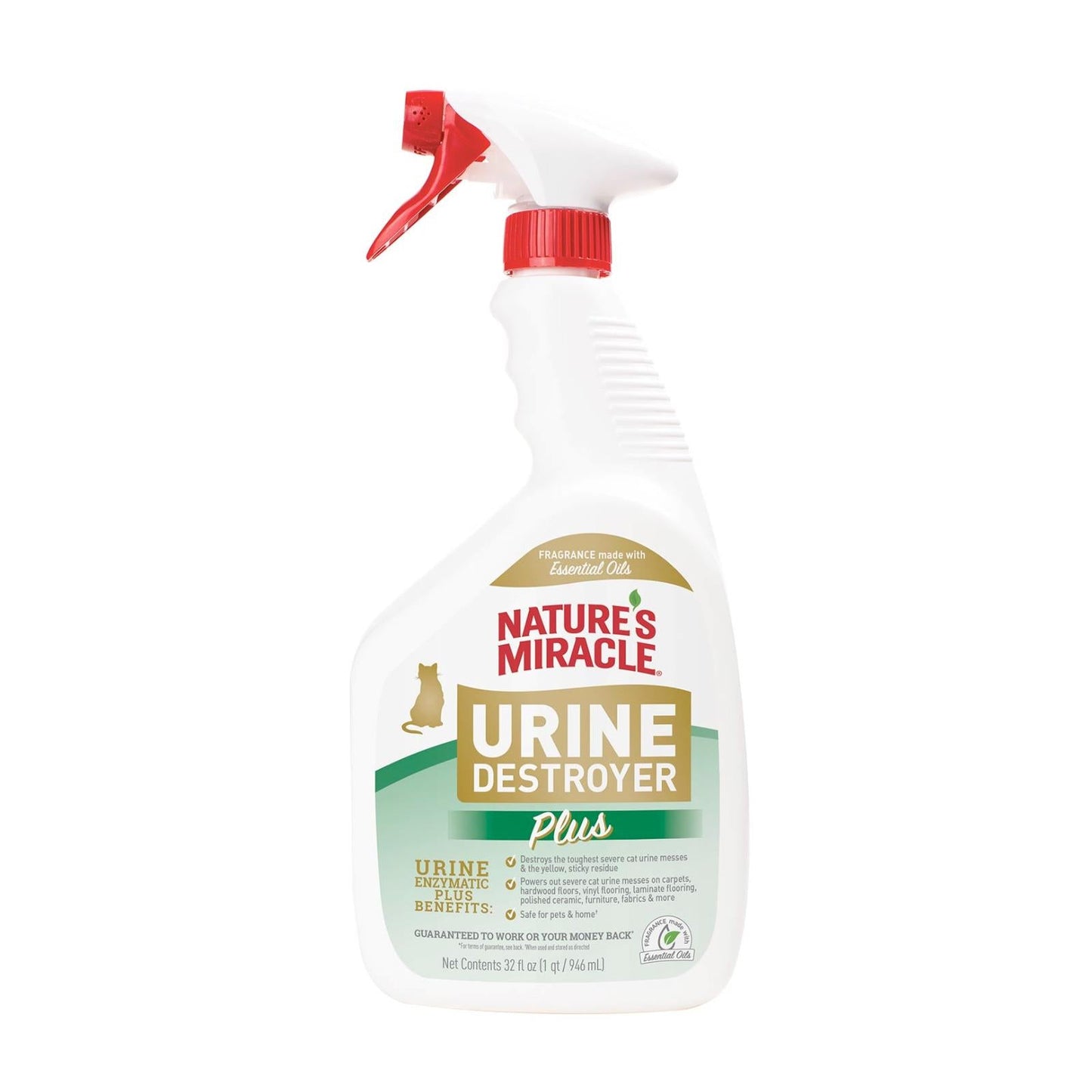 Nature's Miracle Cat Urine Destroyer Plus with Trigger 946ml - Tuck In Healthy Pet Food & Animal Natural Health Supplies