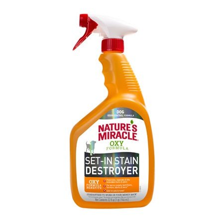 Nature's Miracle Oxy Set-In Stain Destoyer for Dogs - 709ml - Tuck In Healthy Pet Food & Animal Natural Health Supplies