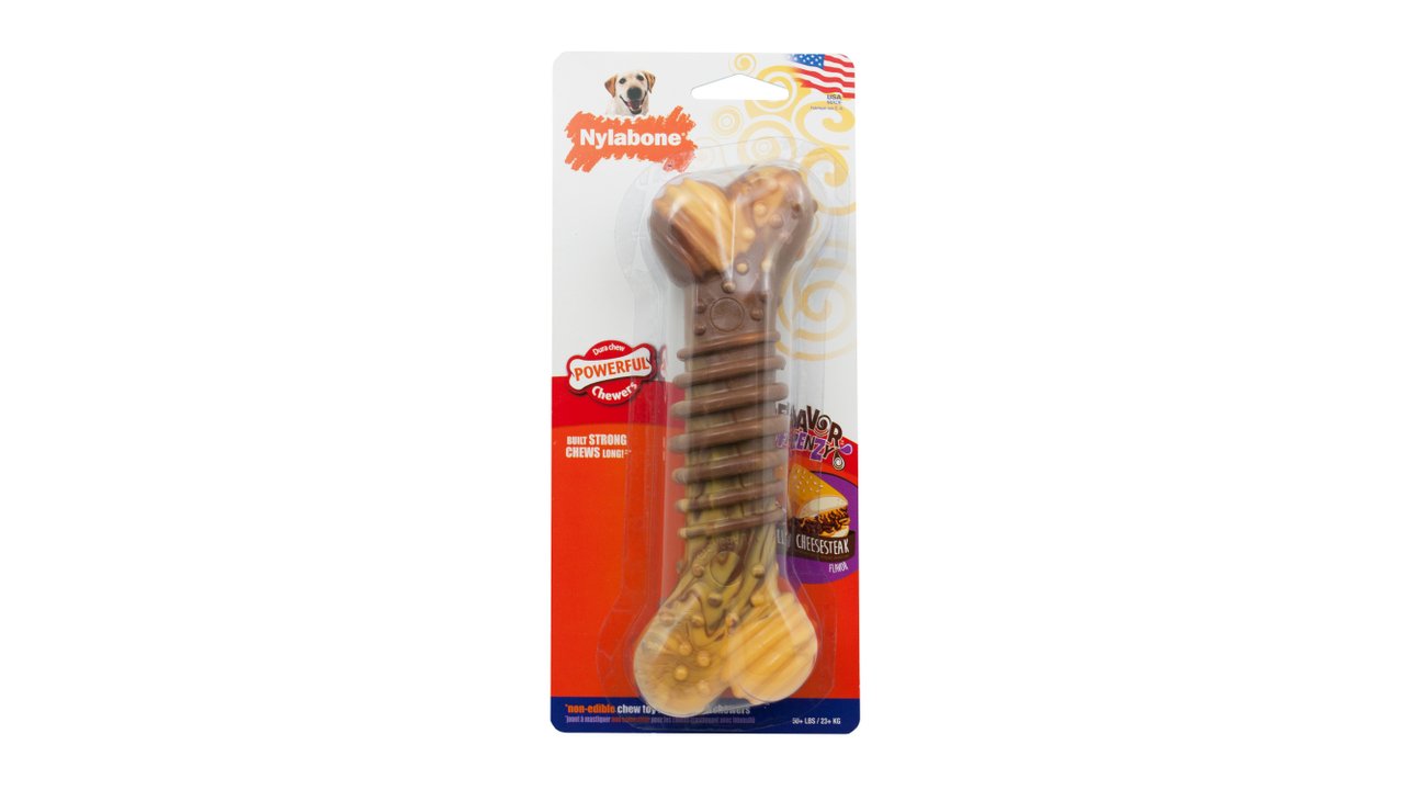 Nylabone Dura Chew - Philly Cheesesteak Flavour, Super Size - Tuck In Healthy Pet Food & Animal Natural Health Supplies