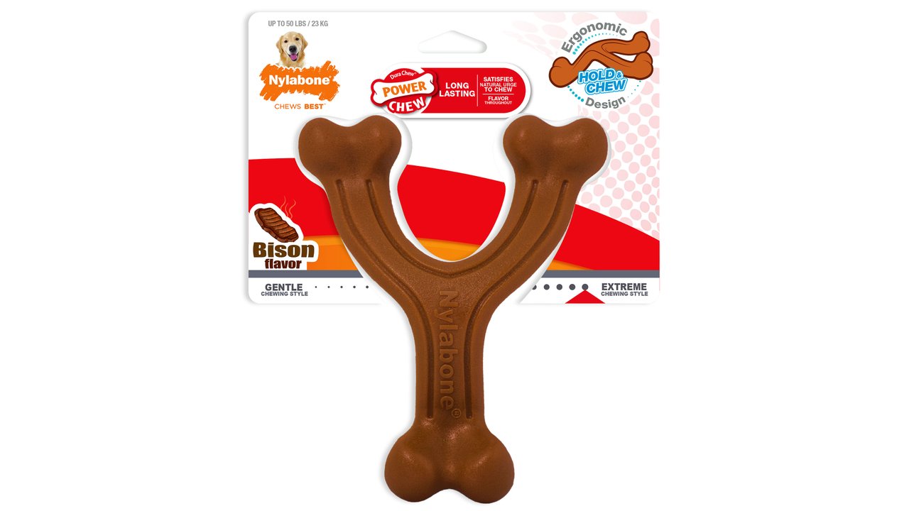 Nylabone Power Chew Wishobone Toy - Giant Size - Tuck In Healthy Pet Food & Animal Natural Health Supplies