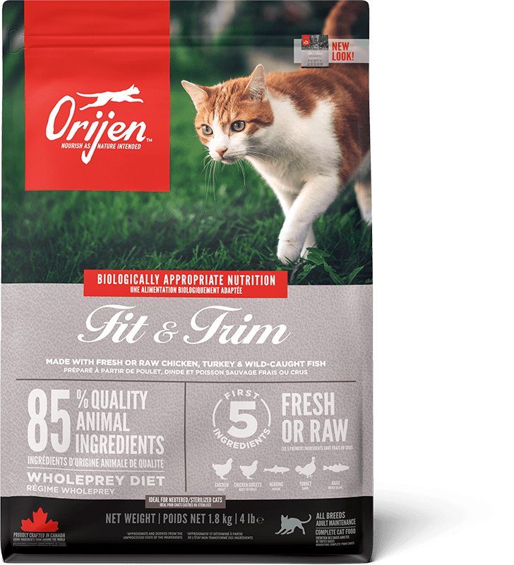 Orijen Fit & Trim Cat Food - Tuck In Healthy Pet Food & Animal Natural Health Supplies