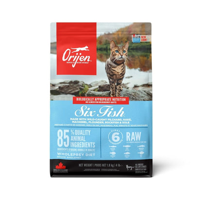 Orijen Six Fish Cat - Tuck In Healthy Pet Food & Animal Natural Health Supplies