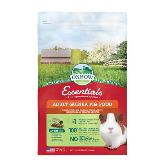 Oxbow Adult Guinea Pig Food - 2.25kg - Tuck In Healthy Pet Food & Animal Natural Health Supplies