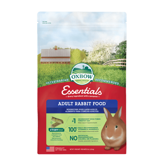 Oxbow Adult Rabbit Food - 2.25kg - Tuck In Healthy Pet Food & Animal Natural Health Supplies