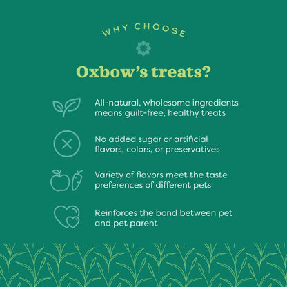 Oxbow Simple Rewards Baked Treat with Bell Pepper - Tuck In Healthy Pet Food & Animal Natural Health Supplies