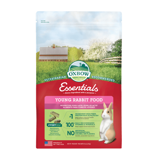 Oxbow Young Rabbit Food - 2.25kg - Tuck In Healthy Pet Food & Animal Natural Health Supplies