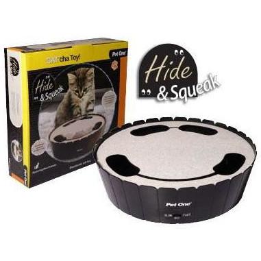 Pet One Catcha Hide & Squeak Cat Toy - Tuck In Healthy Pet Food & Animal Natural Health Supplies